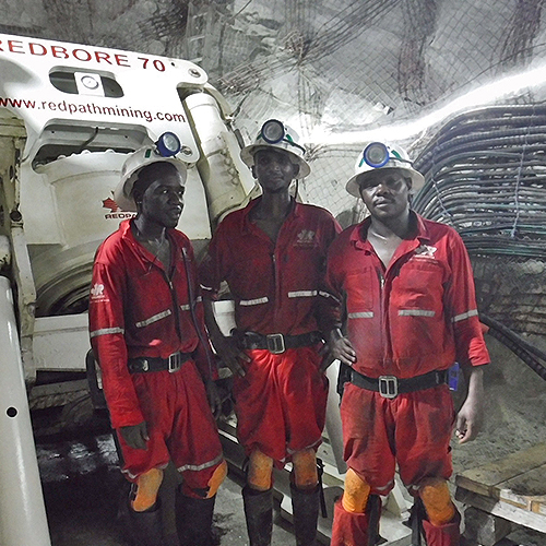 Image de project - mine Tshepong - Emplacement à distance et températures extrêmes